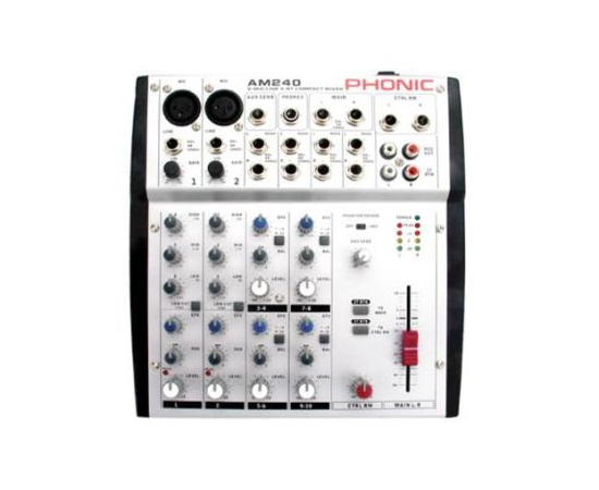 Компактный микшерный пульт Phonic AM 240 - 3159 за 0 грн. | 4Club